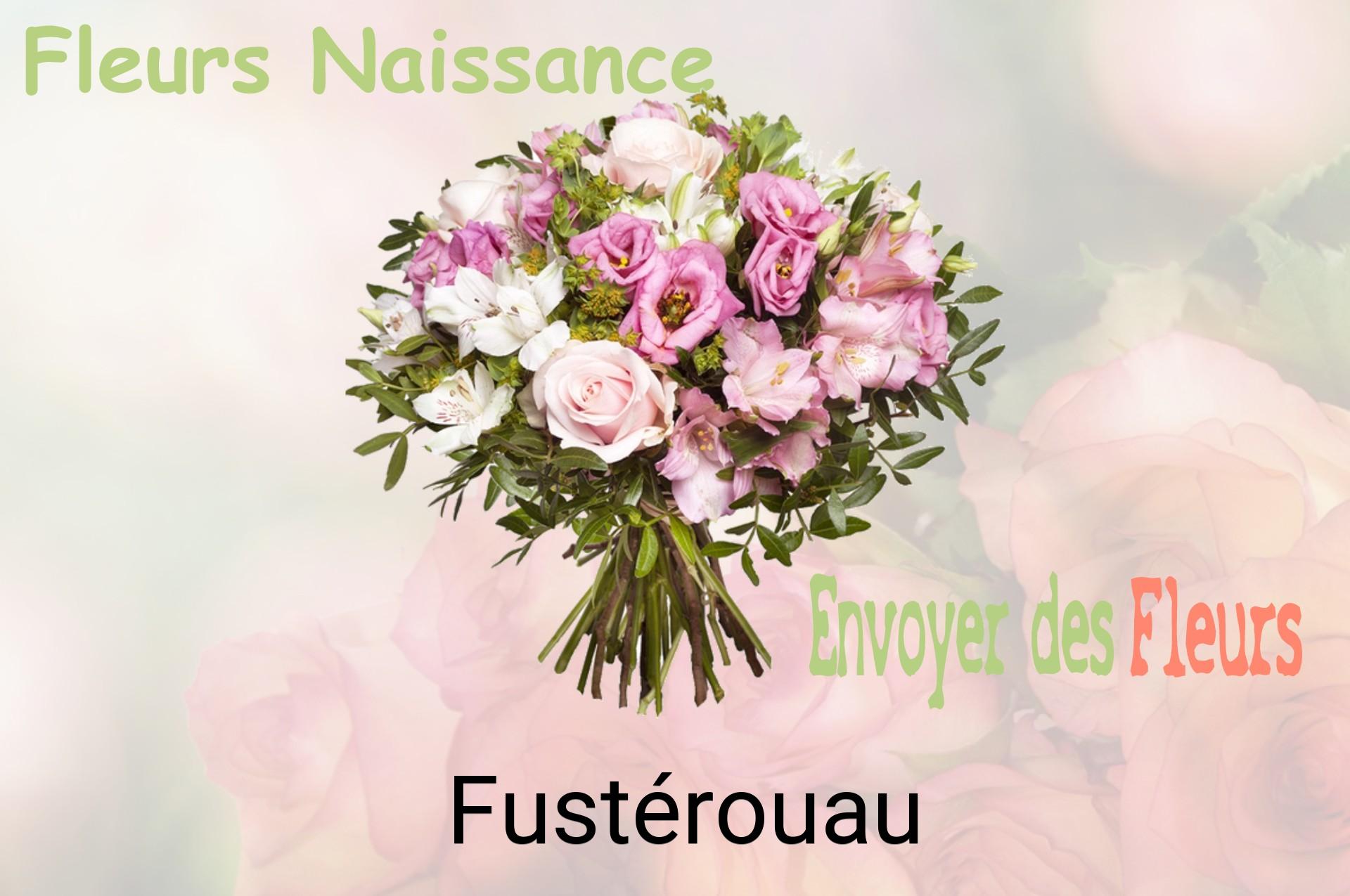 Bouquet de fleurs de naissance livré à Fustérouau